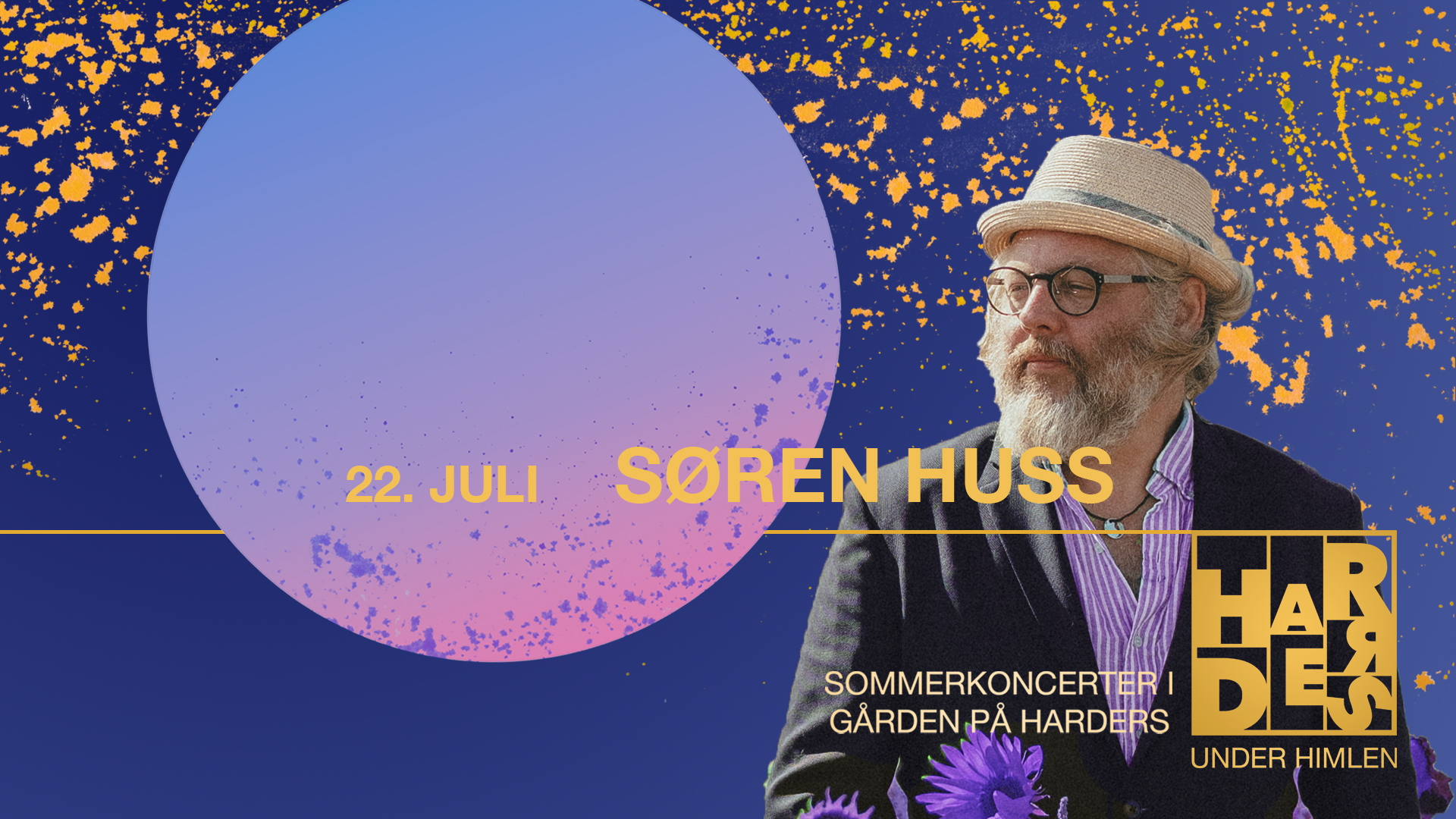 Søren Huss Svendborg Live musik koncert harders under himlen