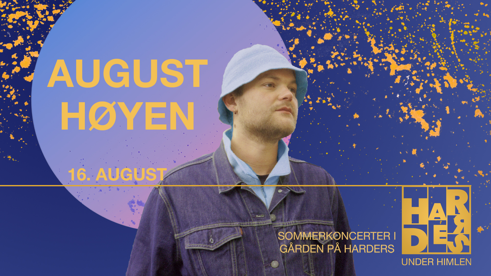 August Høyen harders under himlen live koncert svendborg sommer 2024